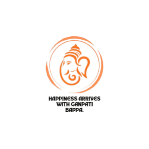 orange minimalist ganesh festival whatsapp sticker removebg preview